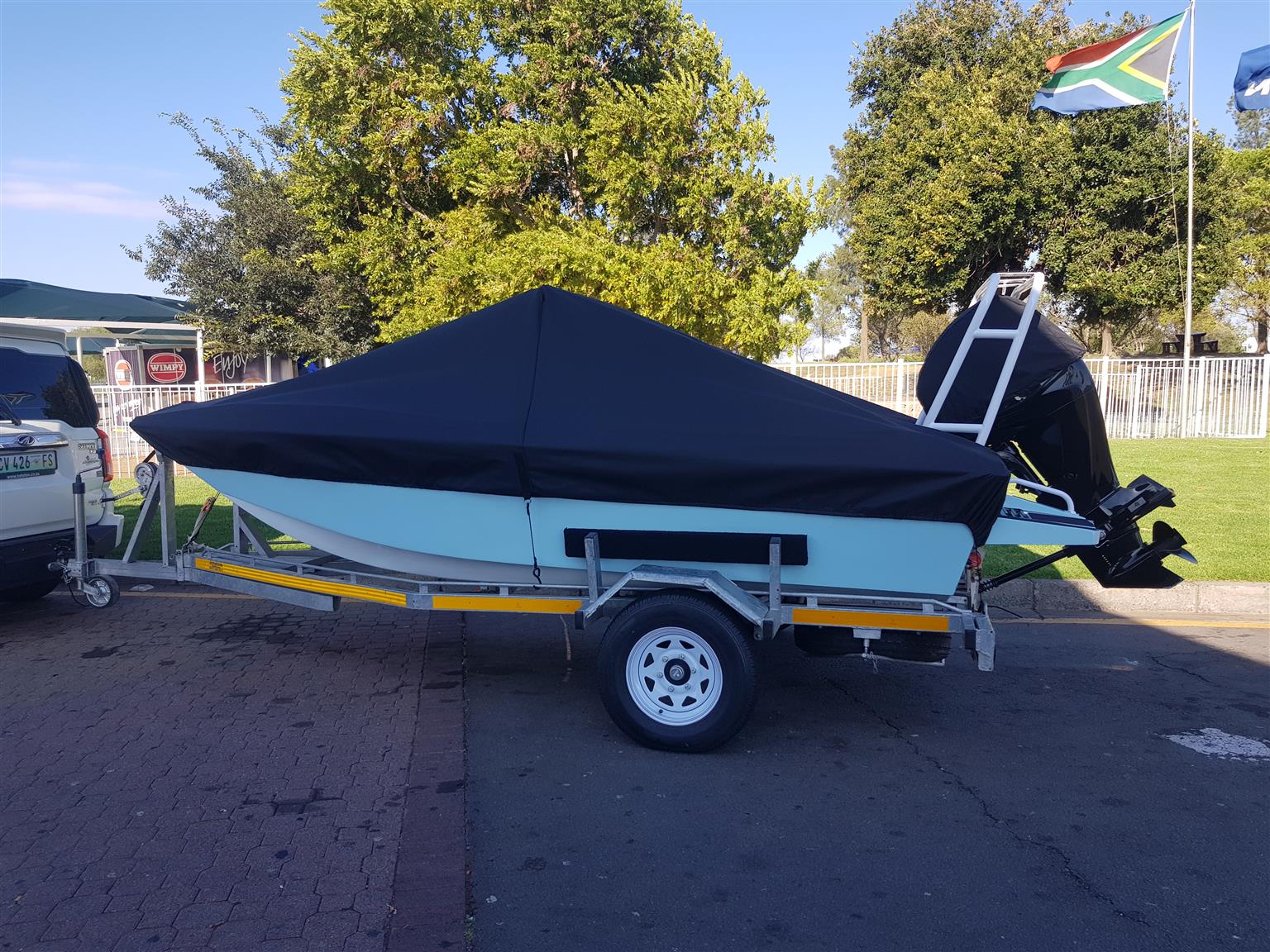 Baystar 14 boat for sale it is like new with 50hp Mercury with EFI all in as new