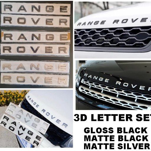 RANGE ROVER 3D front / back Letter sets - Private Seller RANGE ROVER 3D front / back Letter sets - Private Seller