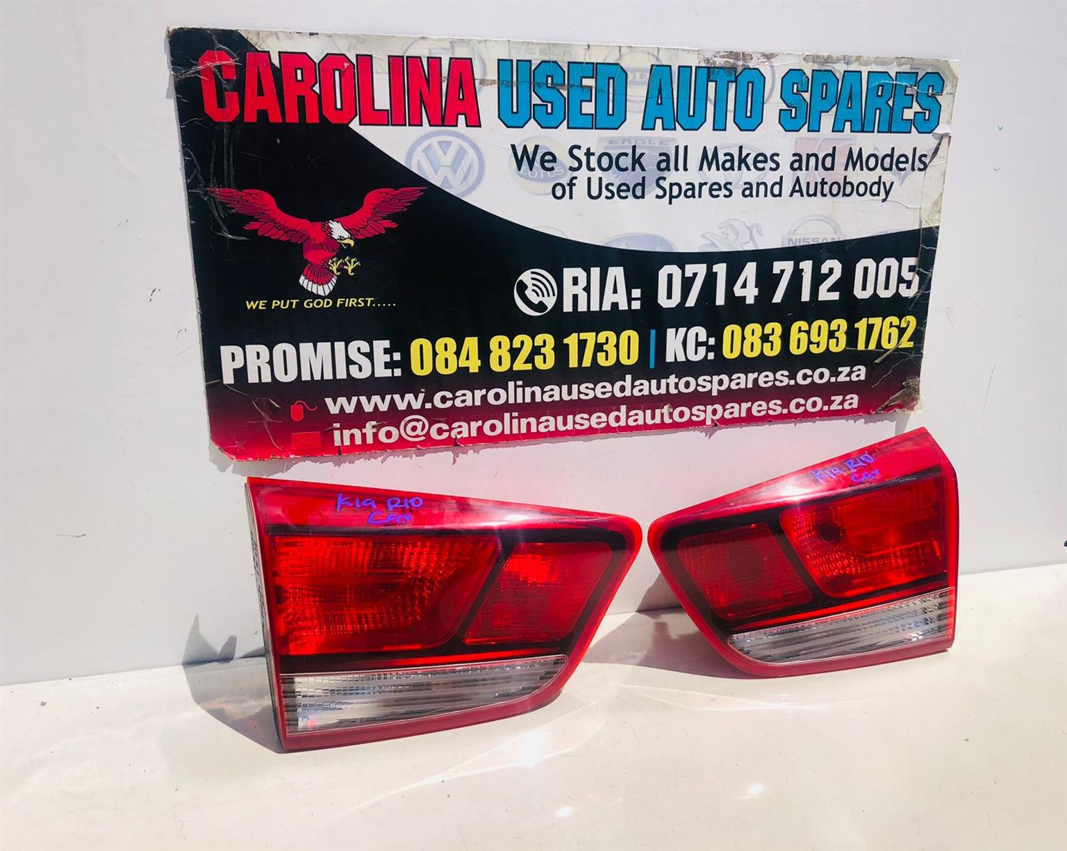 Kia Rio left and right side inner taillight - Private Seller Kia Rio left and right side inner taillight - Private Seller
