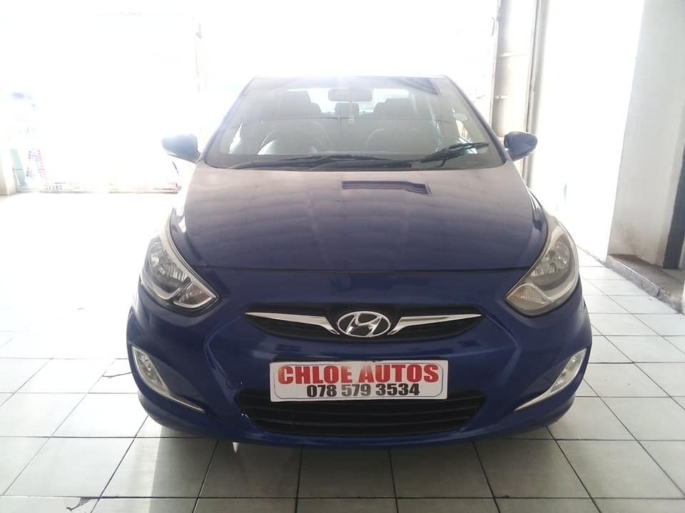 2015 HYUNDAI ACCENT 1.6 SEDAN MANUAL  PETROL BLUE