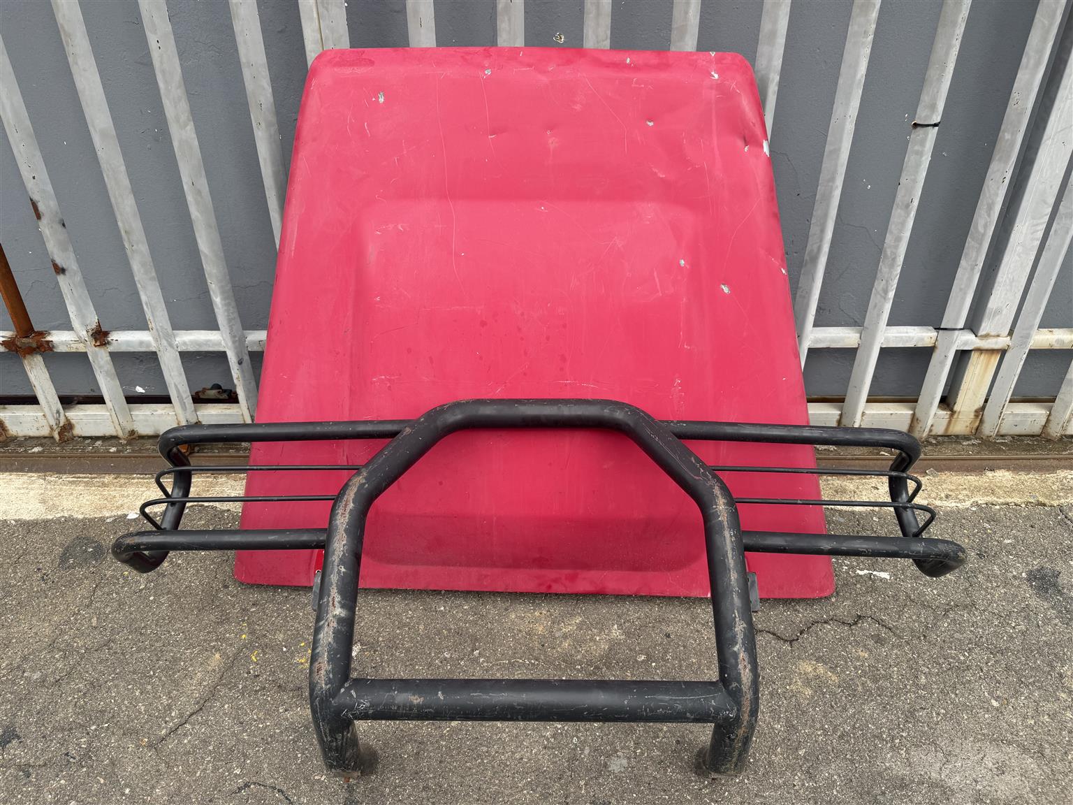Land Rover Defender Bonnet And Bulbar - Private Seller