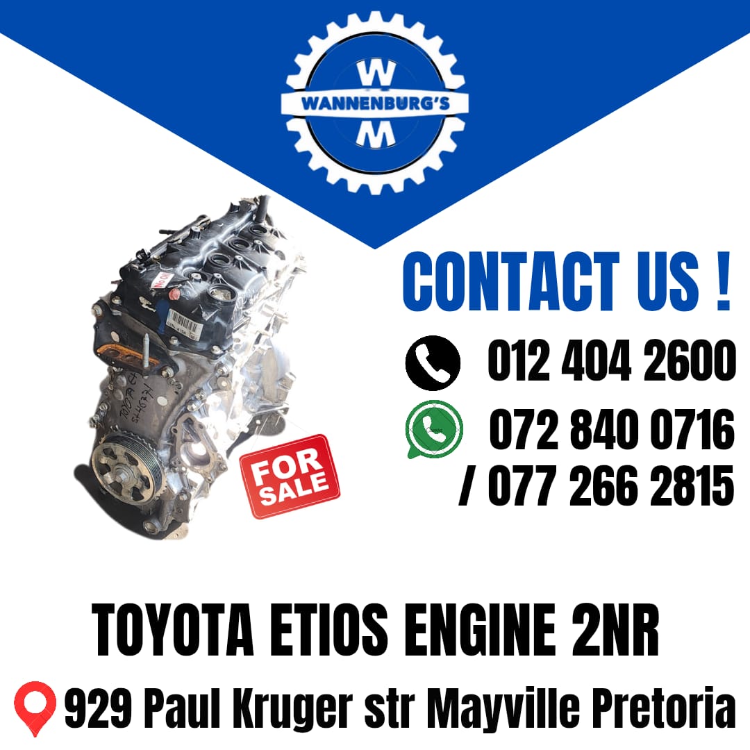 TOYOTA ETIOS 2NR ENGINE FOR SALE!!!! - Private Seller