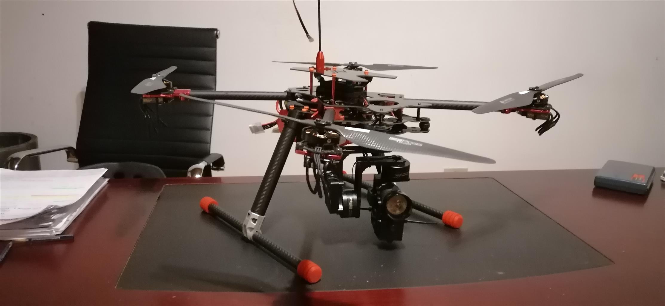 3 DRONES T MOTOR PIX HAWK + SPARES
