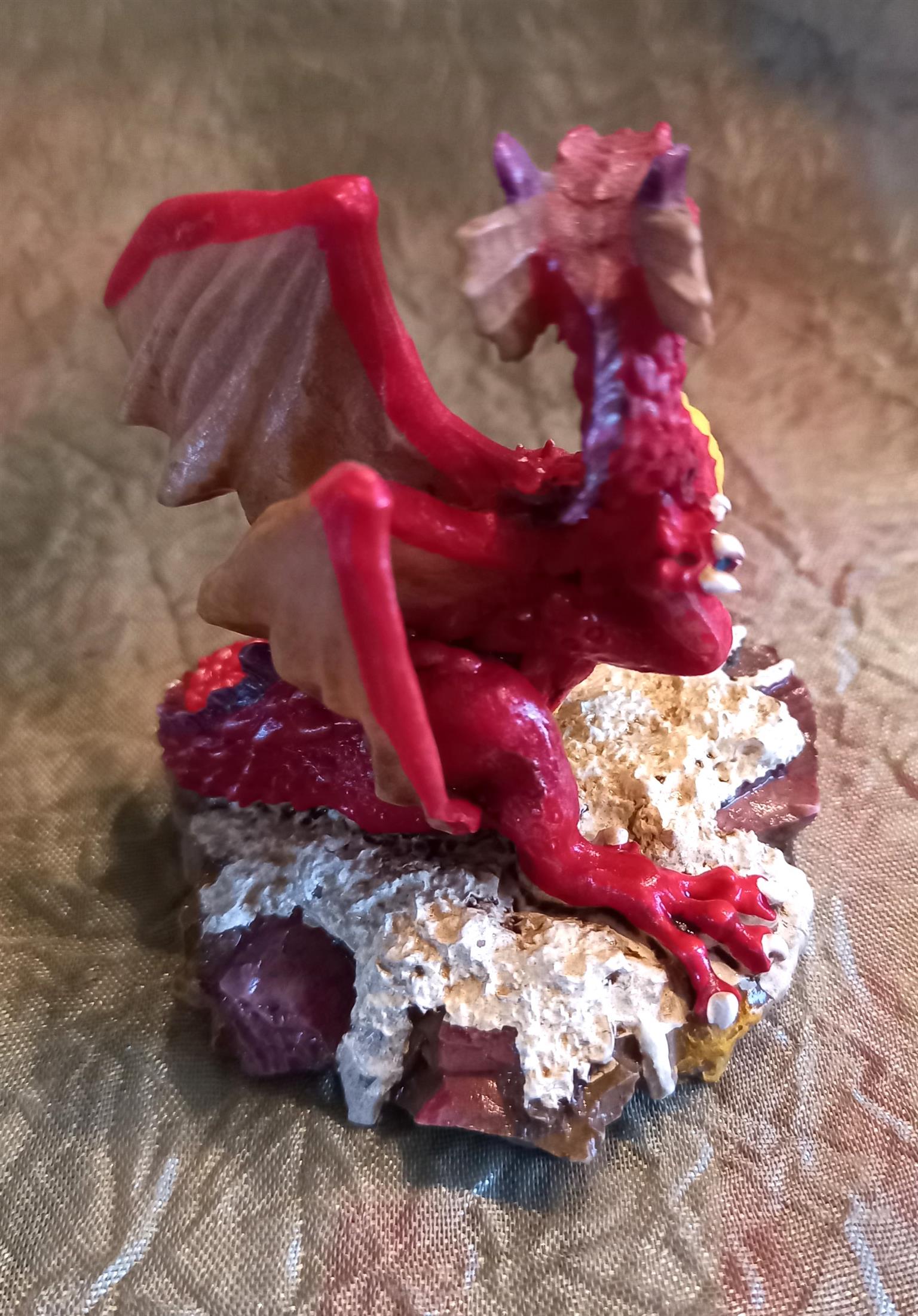 Fantasy resin sculpture set of 4