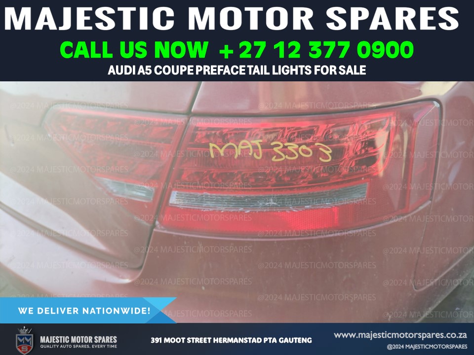 Audi A5 Coupe Preface Vehicle Tail Lights for Sale - Private Seller Audi A5 Coupe Preface Vehicle Tail Lights for Sale - Private Seller