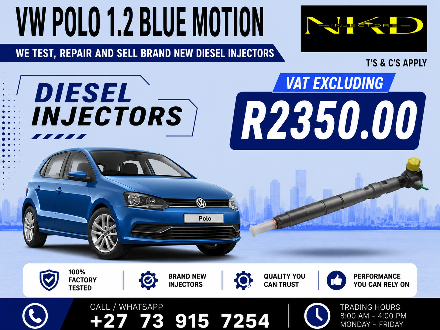 Vw_Polo_1.2L_Bluemotion_Injectors - Private Seller Vw_Polo_1.2L_Bluemotion_Injectors - Private Seller