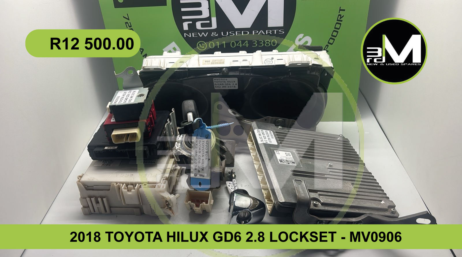 Used 2018 TOYOTA HILUX GD6 2.8 LOCKSET - MV0906 for sale in