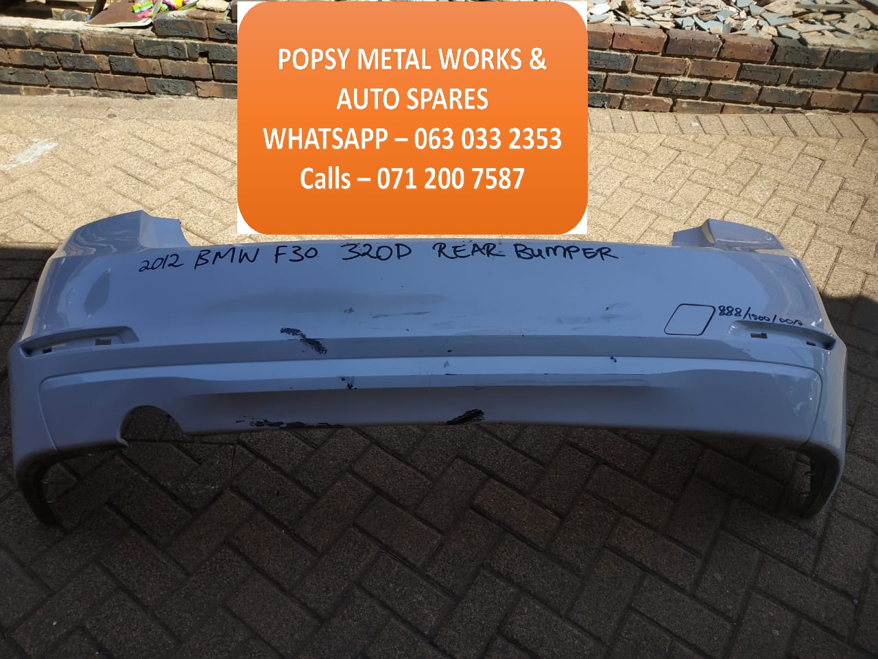 2012 BMW F30 320D REAR BUMPER - Private Seller