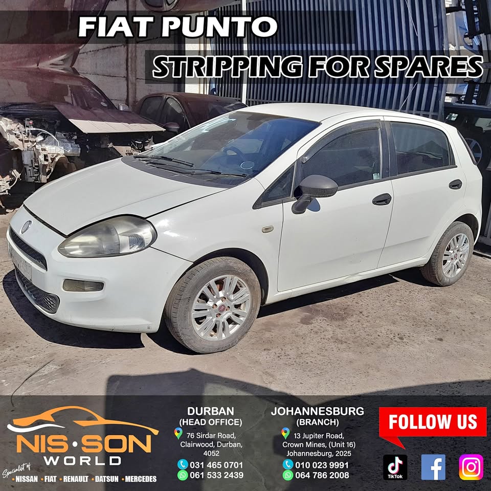 Fiat Punto Stripping For Spares