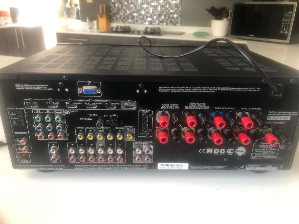 Onkyo TX-SR608 7.2 Amplifier and Jamo S60 5.1 Speakers