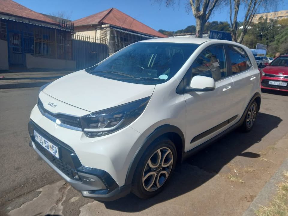 2021 Kia Picanto 1.2 Xline, Petrol, Automatic, White, Leather seats,Reverse camera