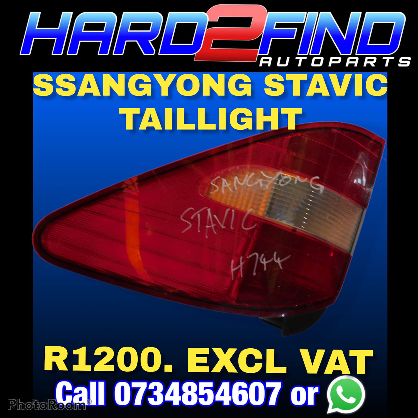 SSANGYONG STAVIC TAIL LIGHT EXCL VAT. - Private Seller
