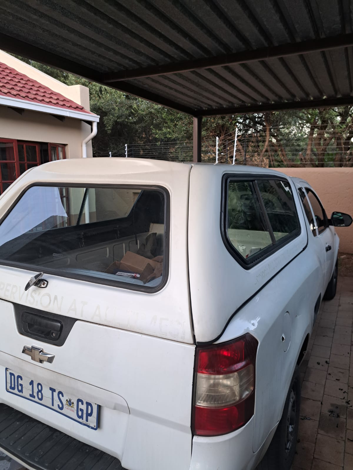Canopy for Chevrolet utility bakikie - Private Seller Canopy for Chevrolet utility bakikie - Private Seller