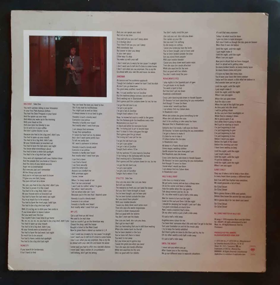 Billy Joel - 52nd Street LP Record