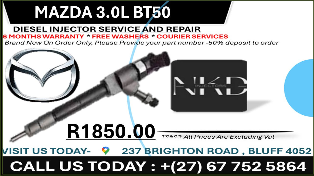 Mazda 3.0L BT50 Diesel Injectors on Recondition - Private Seller Mazda 3.0L BT50 Diesel Injectors on Recondition - Private Seller