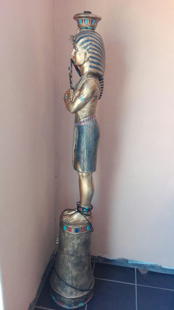 Pharaoh Tutankhamun Lampstand