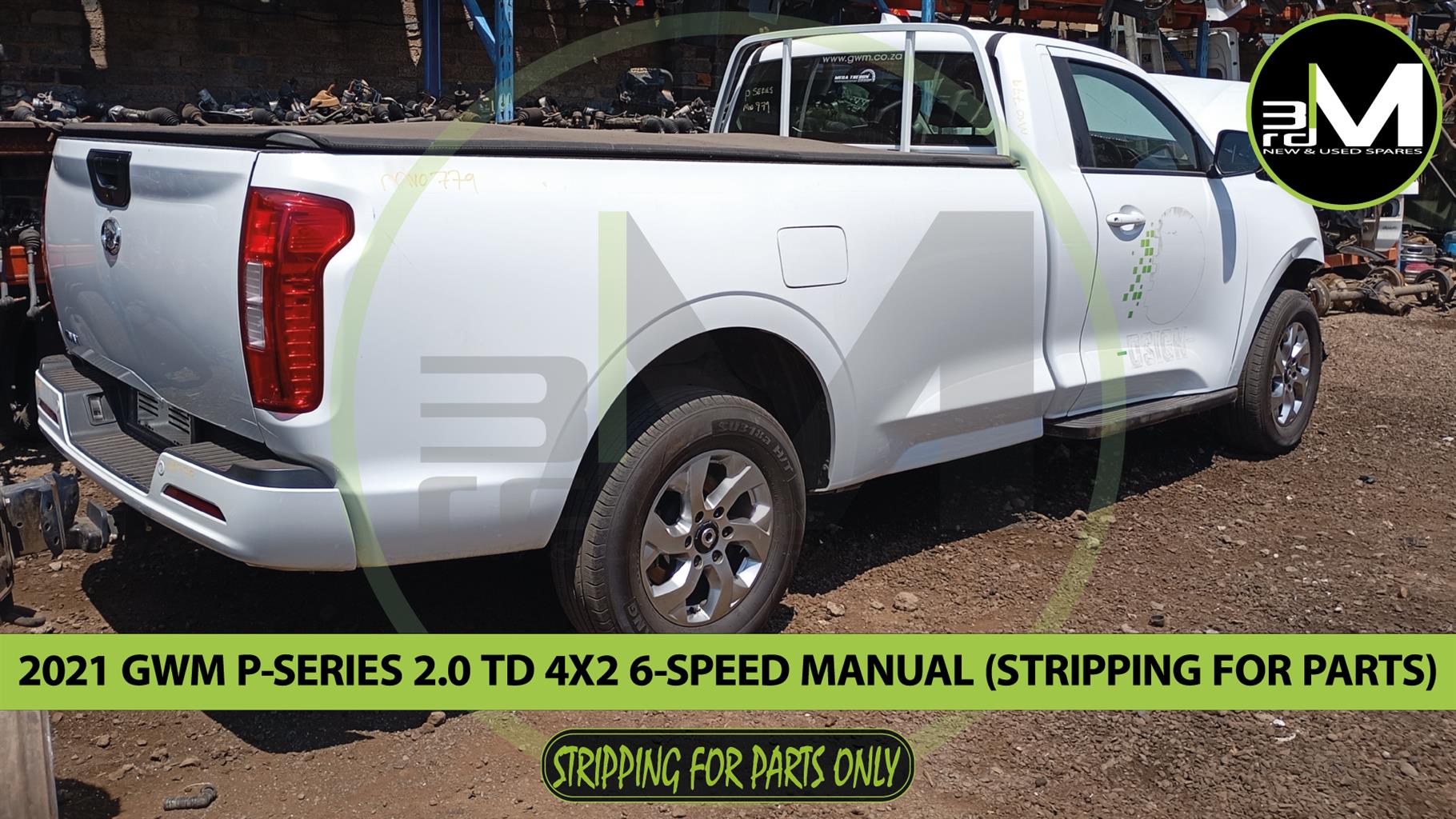 2021 GWM P-SERIES 2.0TD 4x4 6-SPEED M/T (STRIPPING FOR PARTS) - Private Seller