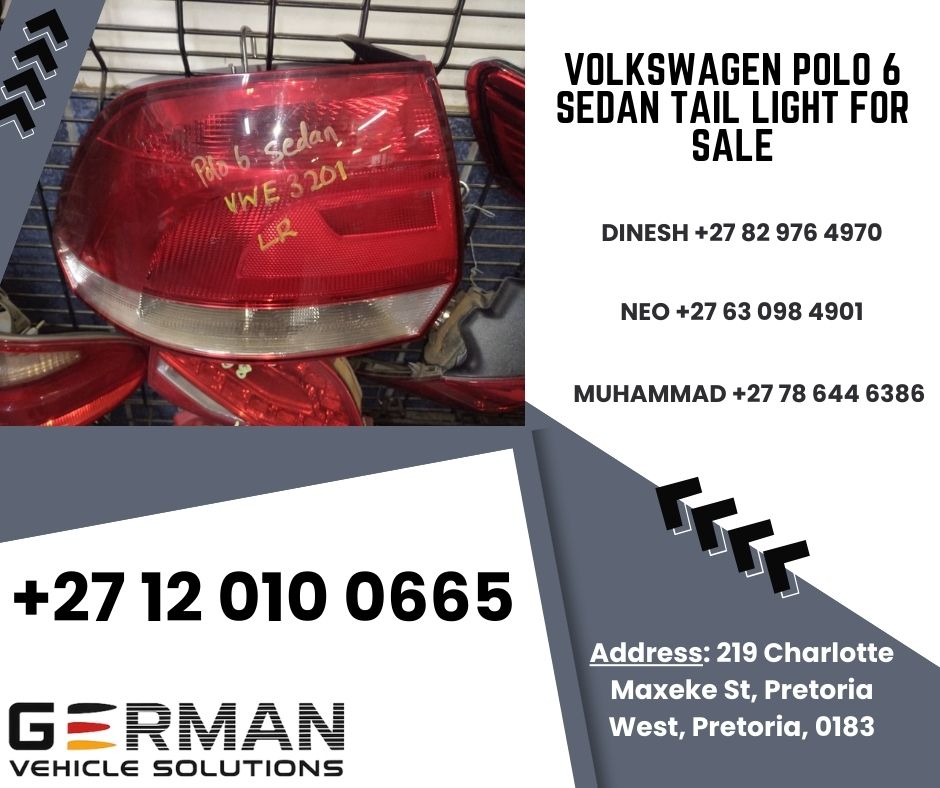 volkswagen polo 6 sedan tail light for sale - Private Seller volkswagen polo 6 sedan tail light for sale - Private Seller
