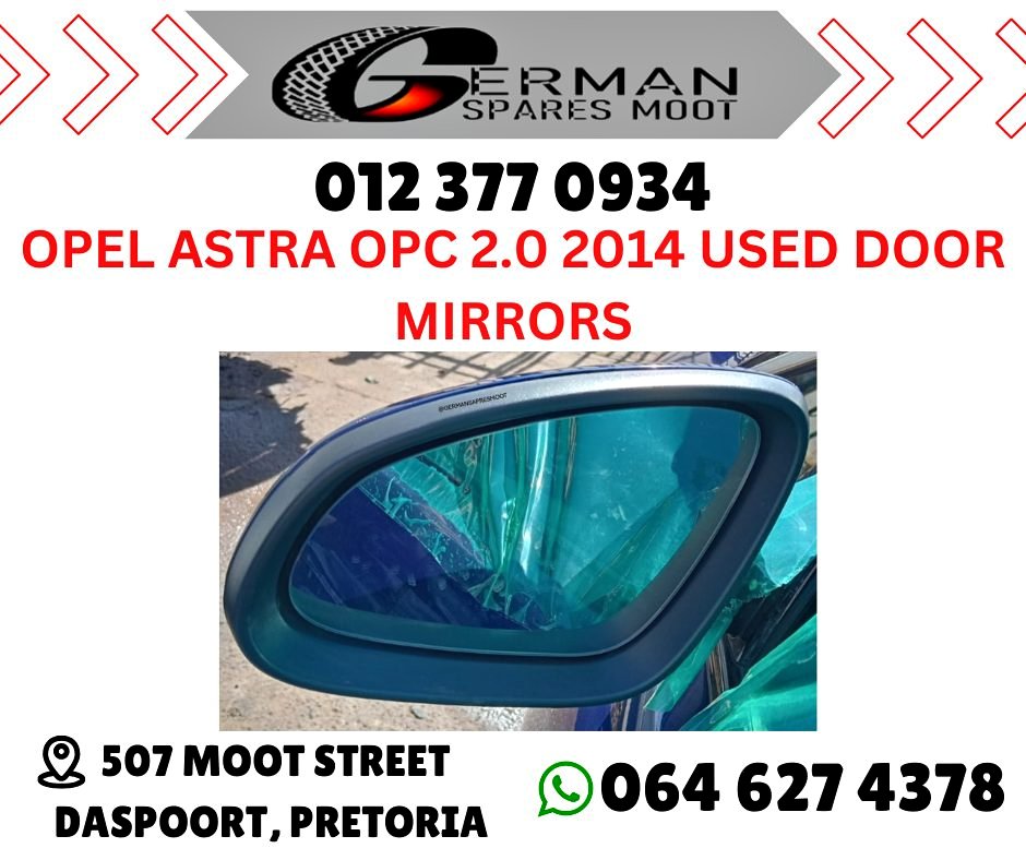 Opel Astra OPC 2.0 2014 Used Door Mirrors
