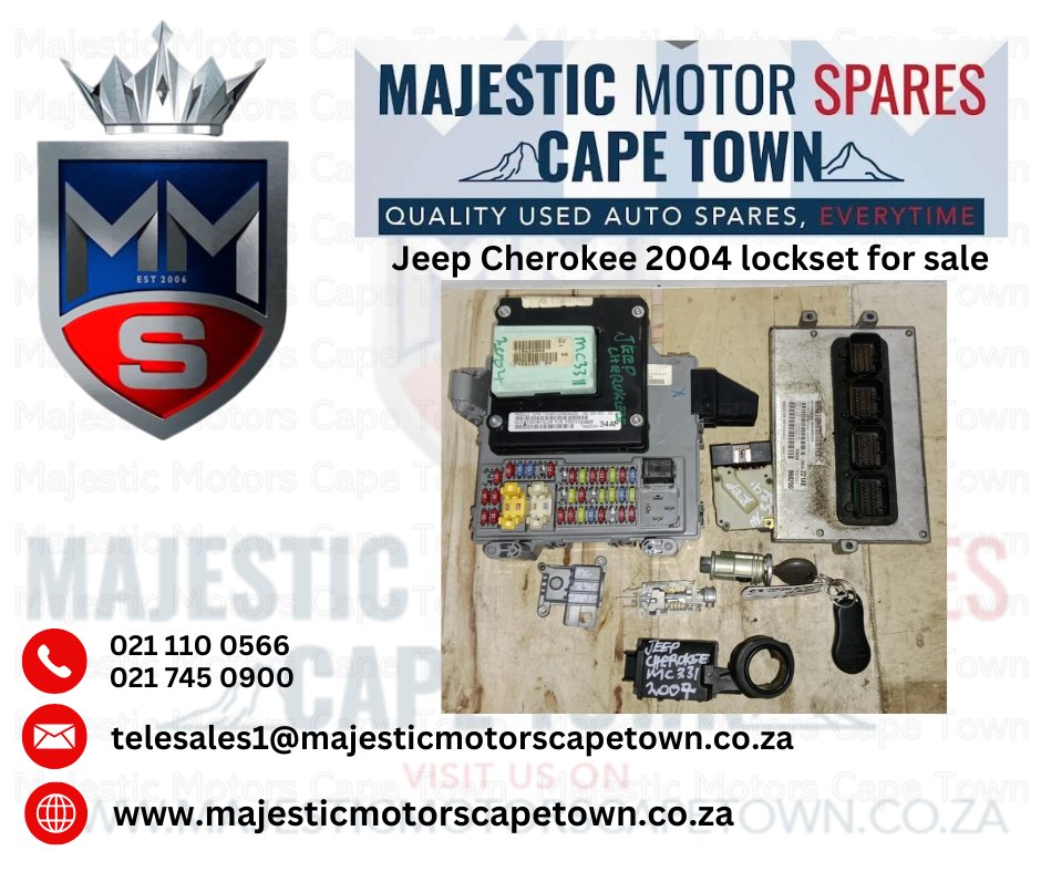 Jeep Cherokee 2004 lockset for sale - Private Seller Jeep Cherokee 2004 lockset for sale - Private Seller
