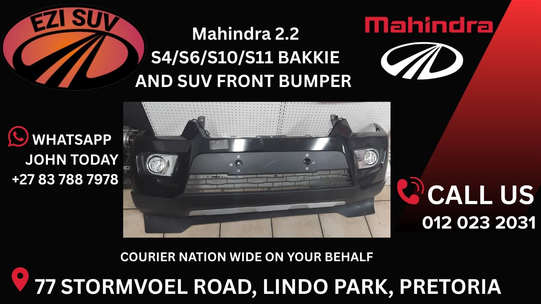 MAHINDRA 2.2 FRONT BUMPER CONTACT F/PRICE - Private Seller MAHINDRA 2.2 FRONT BUMPER CONTACT F/PRICE - Private Seller