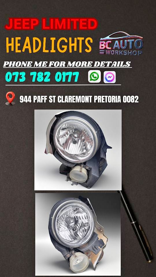 Jeep limited headlights Call or WhatsApp me - Private Seller Jeep limited headlights Call or WhatsApp me - Private Seller