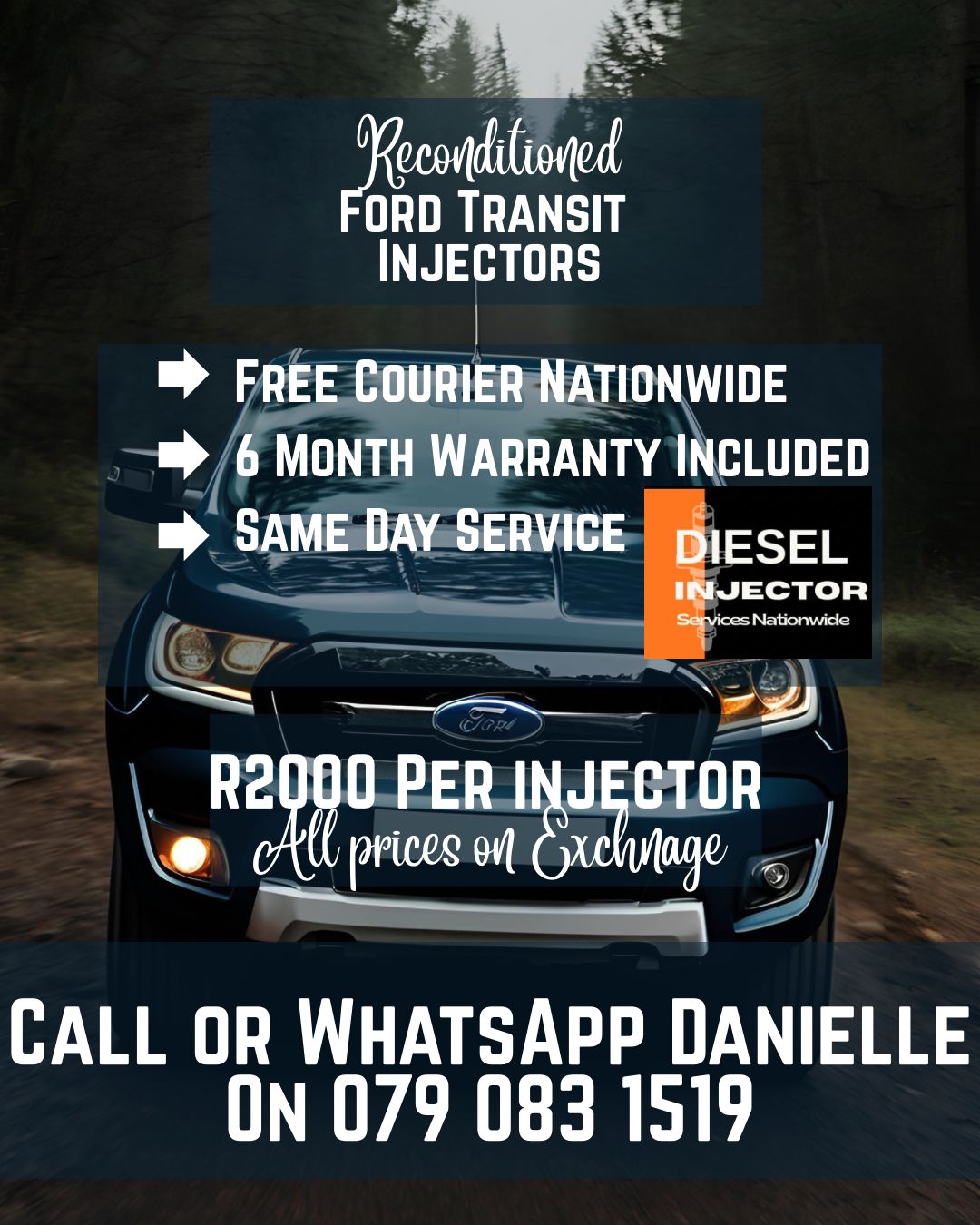 FORD TRANSIT INJECTORS FOR SALE WITH WARRANTY INCLUDED - Private Seller FORD TRANSIT INJECTORS FOR SALE WITH WARRANTY INCLUDED - Private Seller