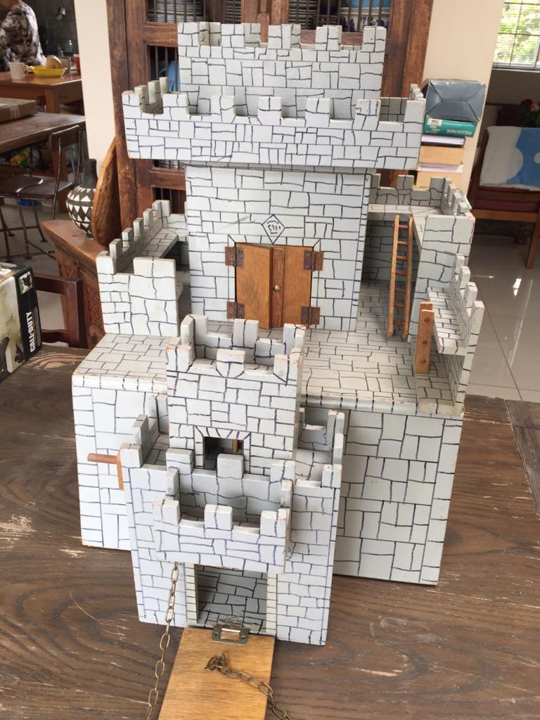 toy castle with drawbridge