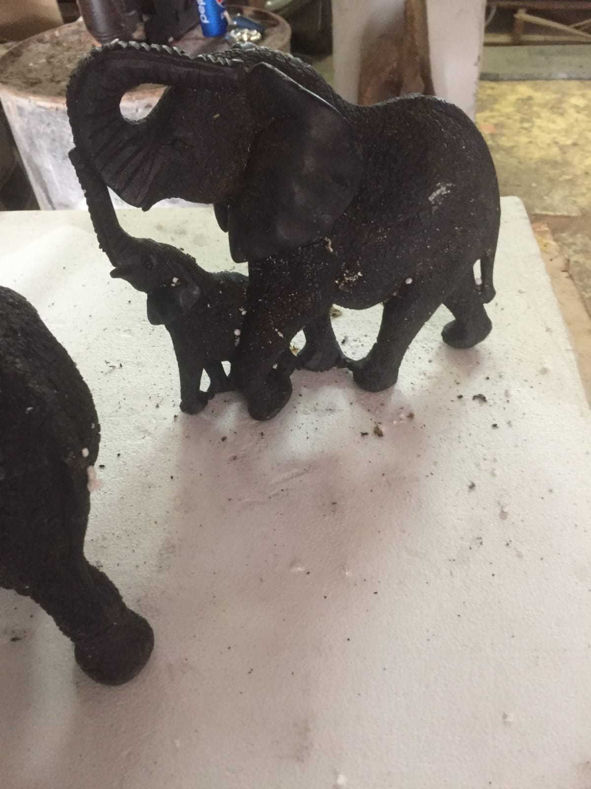 Soapstone african wildlife ornaments.