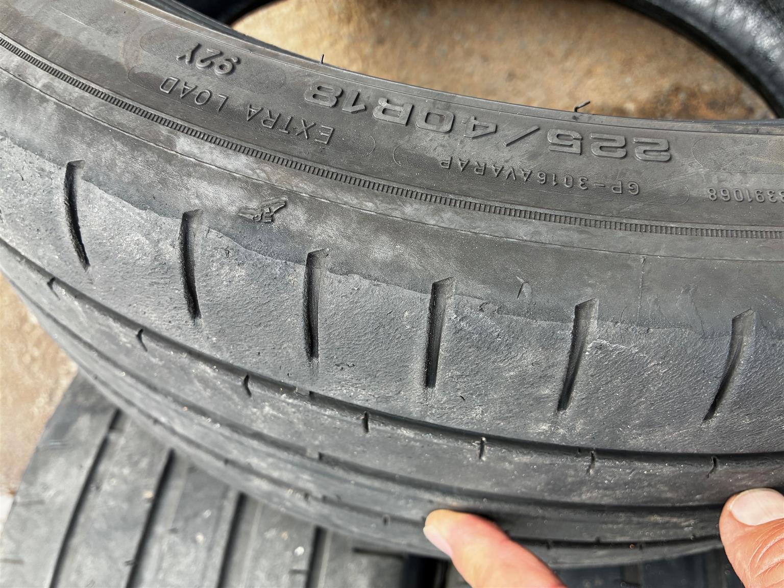Tyres 225 40 18 Goodyear - Private Seller Tyres 225 40 18 Goodyear - Private Seller