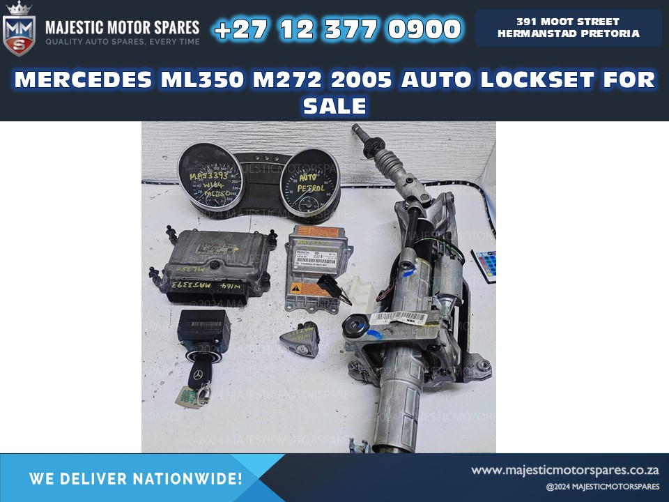 Mercedes ml350 m272 2005 auto lockset for sale MAJ3393 - Private Seller