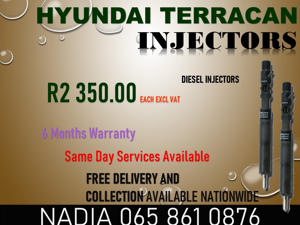 HYUNDAI TERRICAN 2.9 DIESEL INJECTORS FOR SALE - Private Seller HYUNDAI TERRICAN 2.9 DIESEL INJECTORS FOR SALE - Private Seller