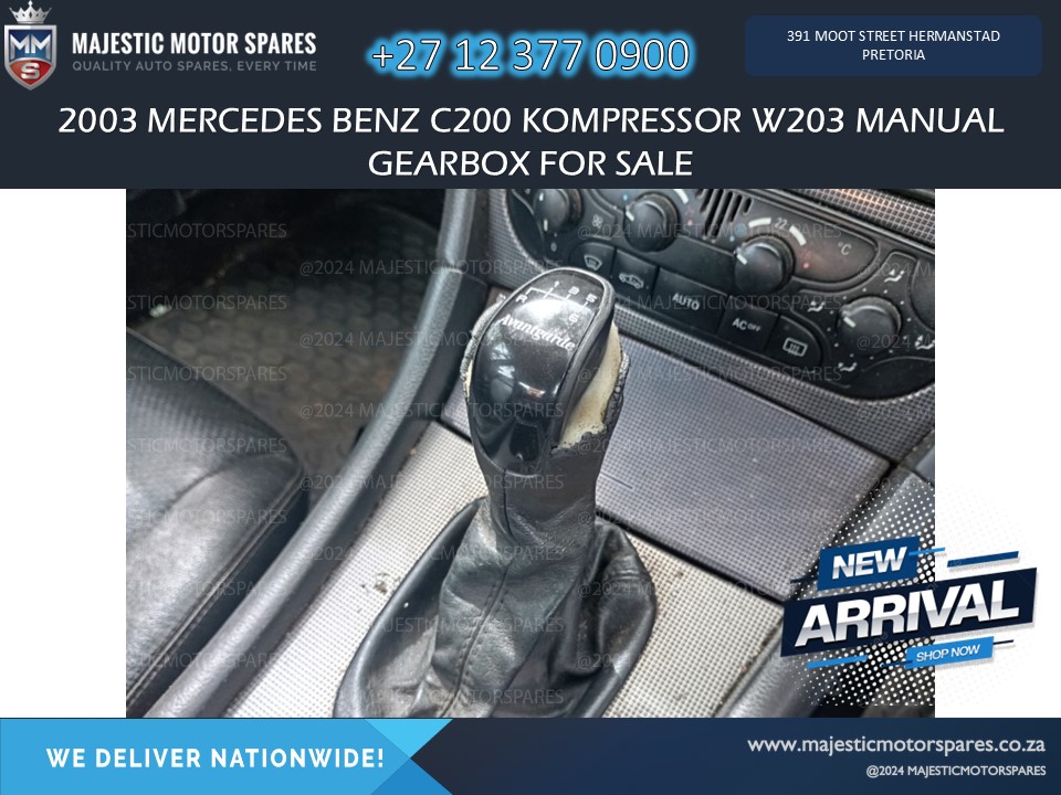 2003 Mercedes Benz C200 Kompressor W203 manual 716628 gearbox for sale 2003 Mercedes Benz C200 Kompressor W203 manual 716628 gearbox for sale