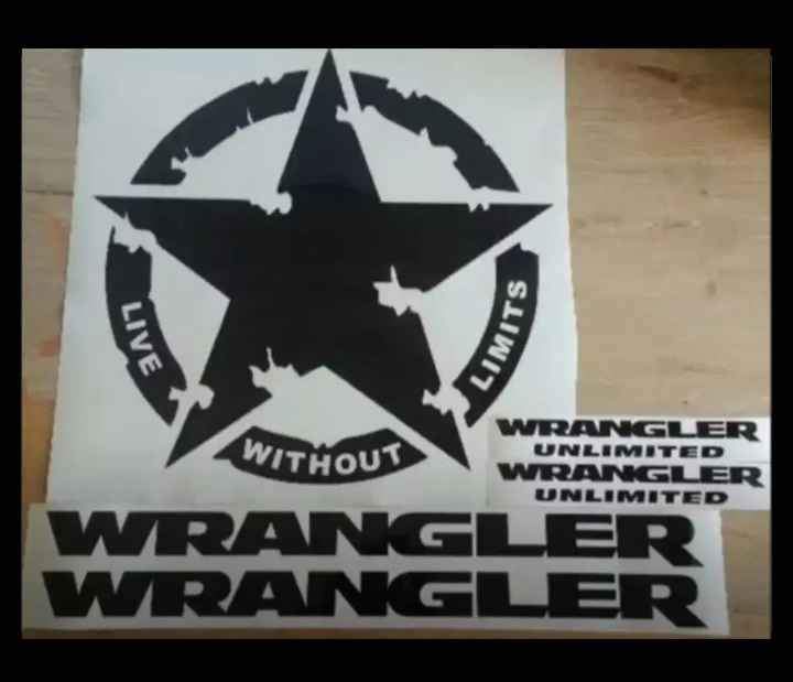 Jeep JK Wrangler stickers decals graphics - Private Seller