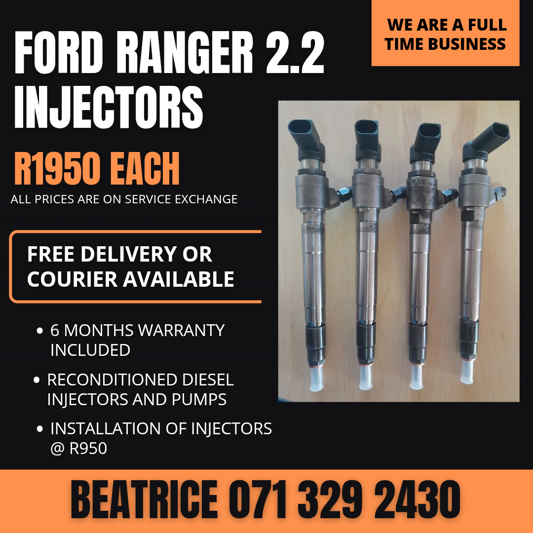 FORD RANGER 2.2 INJECTORS FOR SALE WITH WARRANTY INCLUDED - Private Seller