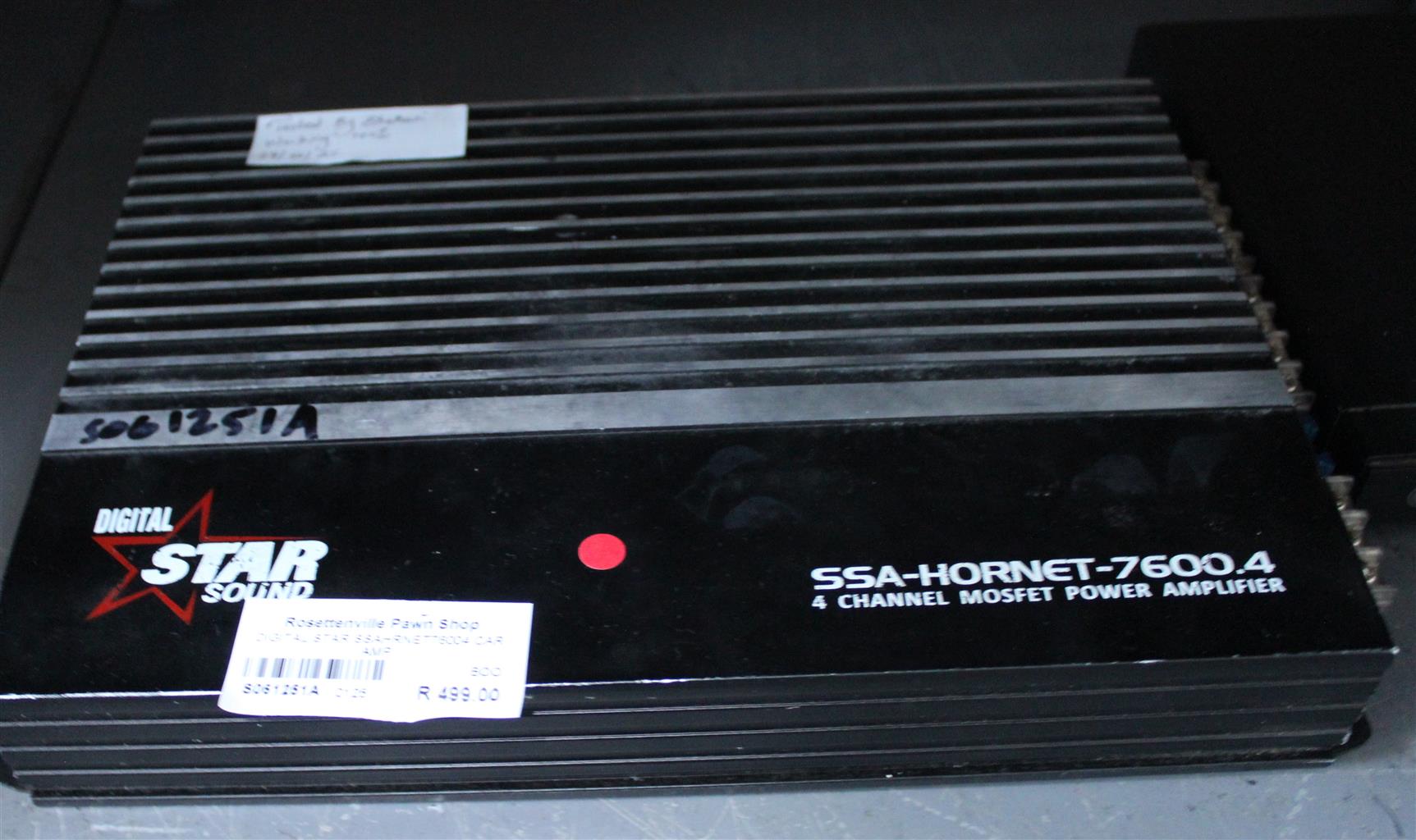 DIGITAL STAR SSAHRNET76004 CAR AMP S061251A DIGITAL STAR SSAHRNET76004 CAR AMP S061251A