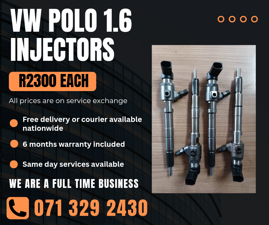 VW POLO 1.6 DIESEL INJECTORS FOR SALE WITH WARRANTY - Private Seller VW POLO 1.6 DIESEL INJECTORS FOR SALE WITH WARRANTY - Private Seller