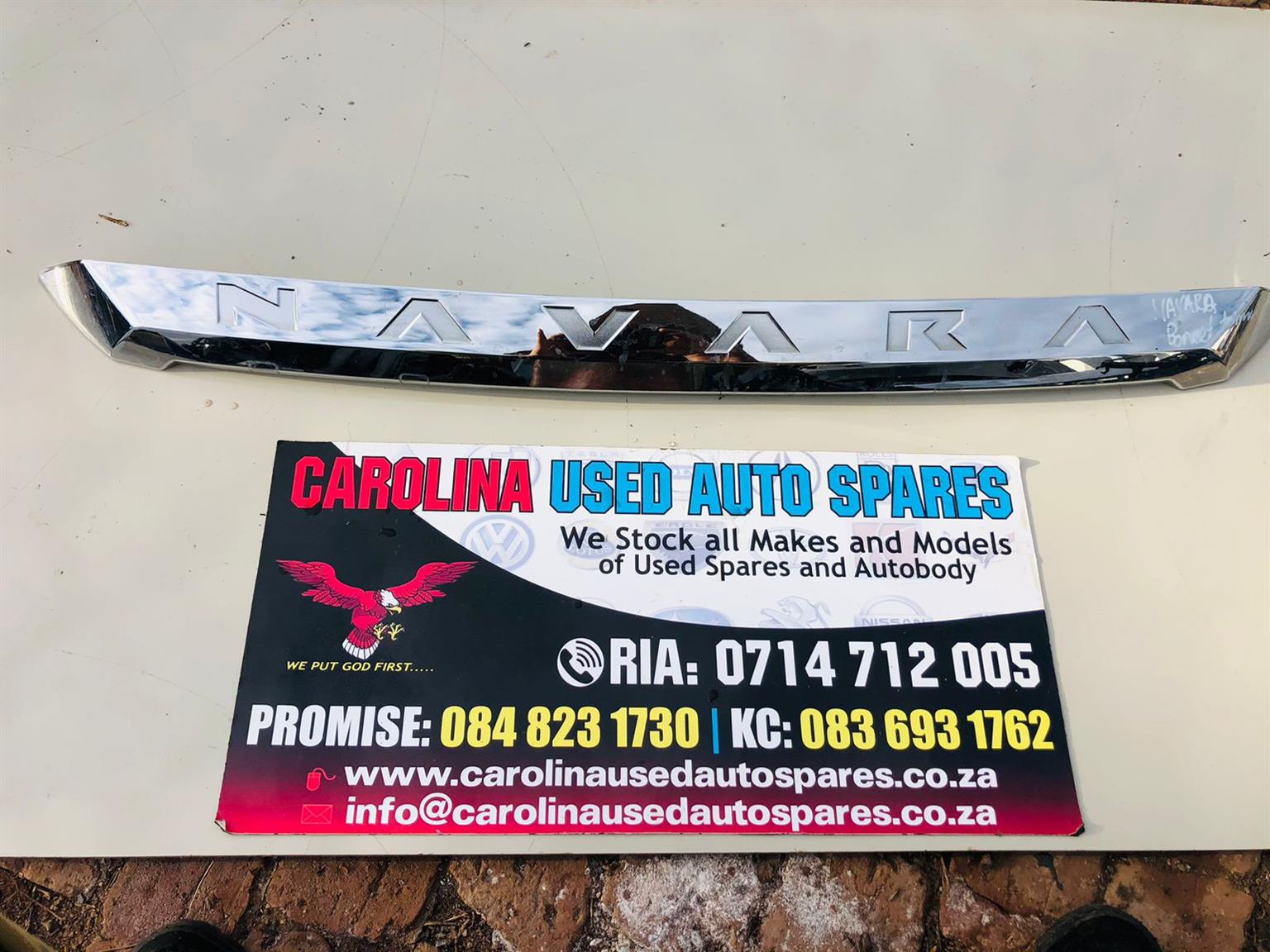 Nissan Navara chrome bonnet trimming - Private Seller Nissan Navara chrome bonnet trimming - Private Seller