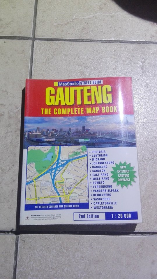 Gauteng Map Book For Sale Junk Mail - 