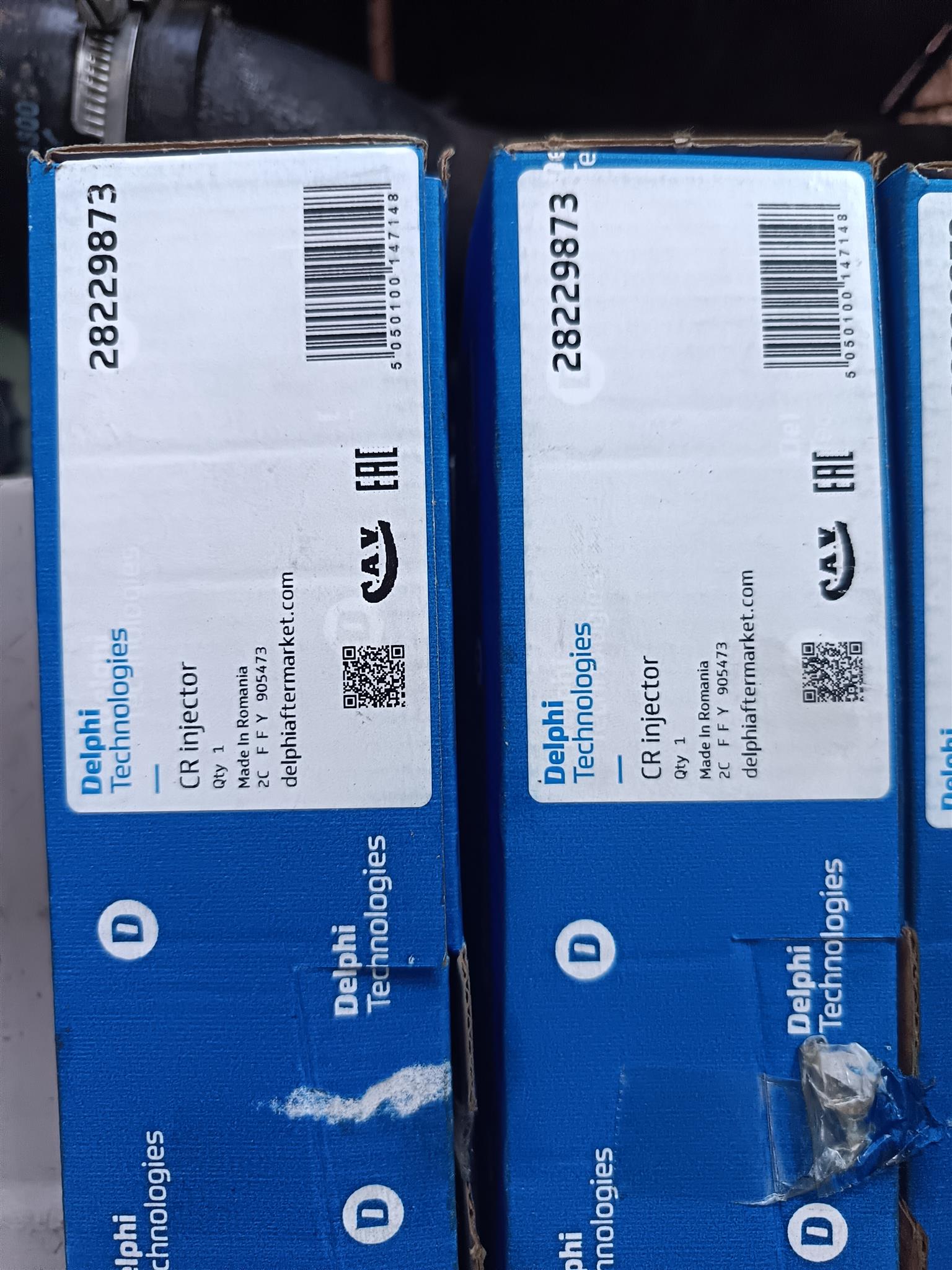 I've got 4 brand new Delphi injectors for Kia k2500 and H1 Hyundai I'll even co