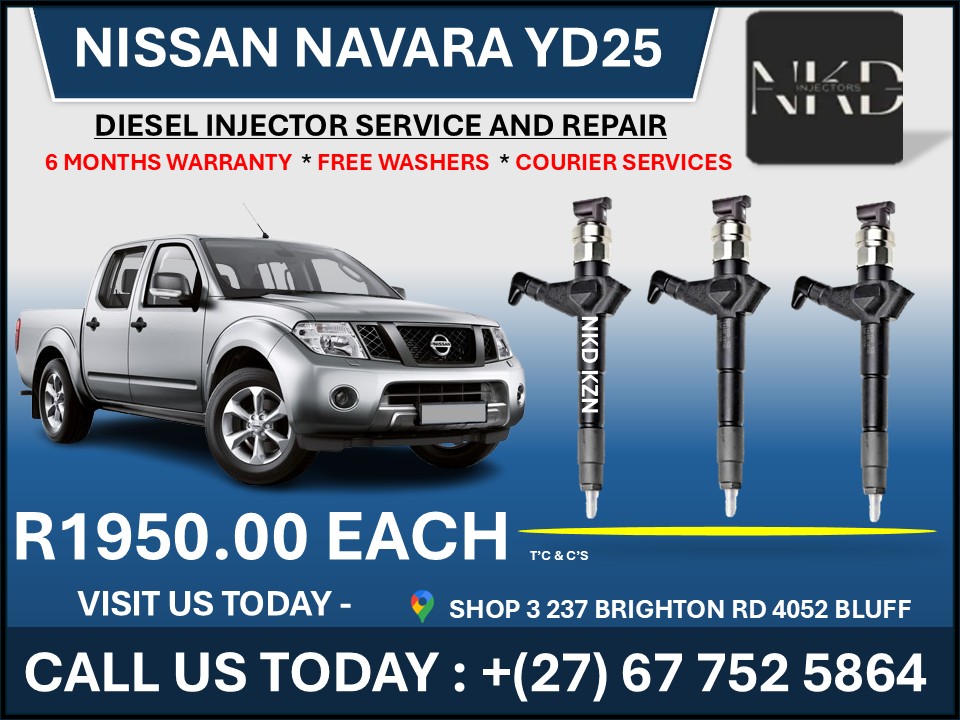 Nissan Navara Yd25 Diesel injectors - Private Seller Nissan Navara Yd25 Diesel injectors - Private Seller