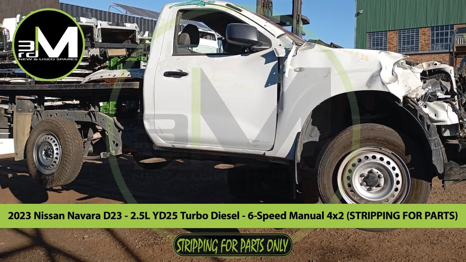 023 Nissan Navara D23 2.5L YD25 Turbo Diesel 6 Speed Manual 4x2 (STRIPPING FOR PARTS) MV0738