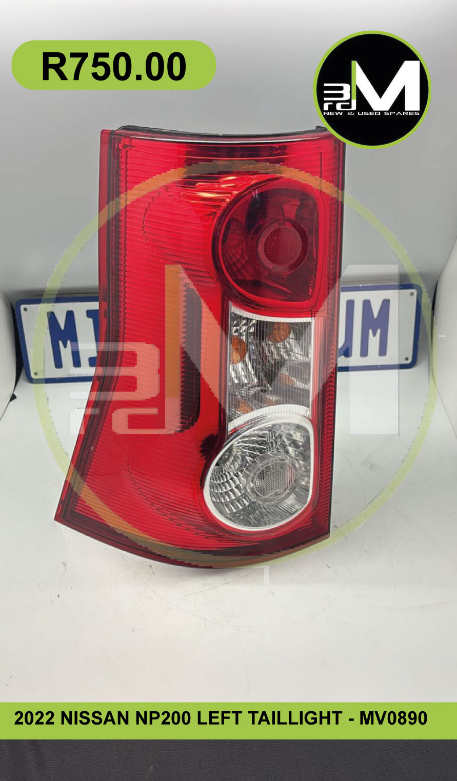2022 NISSAN NP200 LEFT TAILLIGHT - MV0890 SOLD INDIVIDUALLY - Private Seller 2022 NISSAN NP200 LEFT TAILLIGHT - MV0890 SOLD INDIVIDUALLY - Private Seller