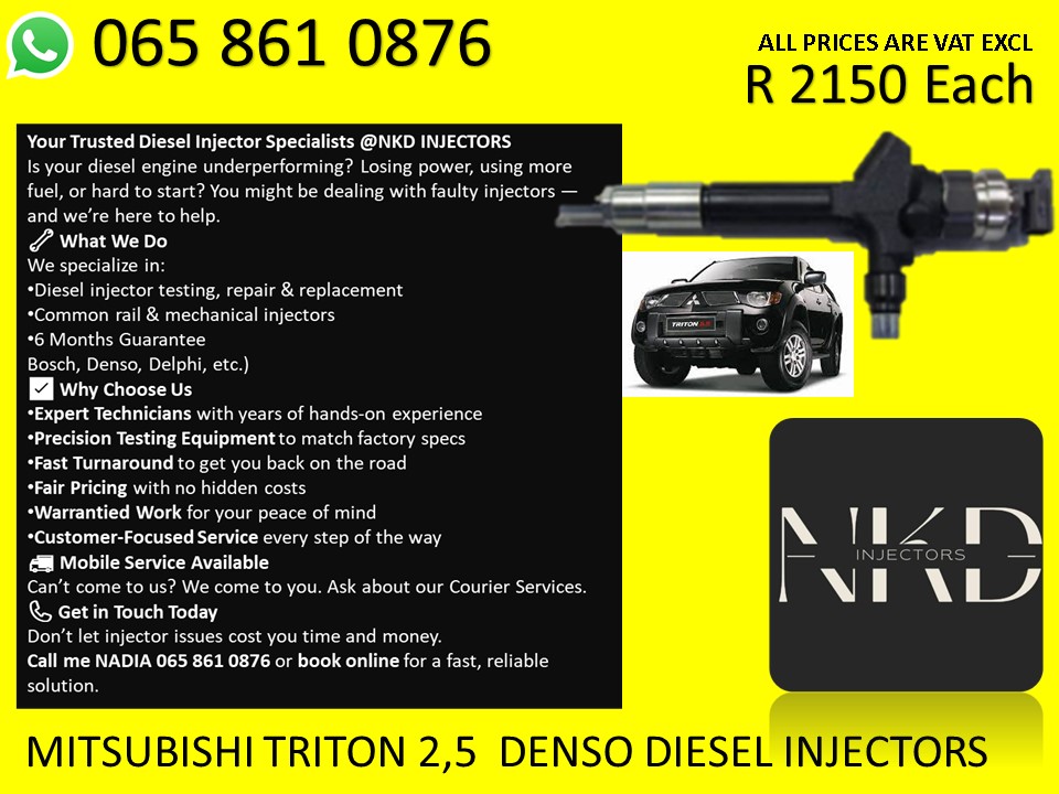 MITSUBSHI TRITON INJECTORS FOR SALE - Private Seller MITSUBSHI TRITON INJECTORS FOR SALE - Private Seller