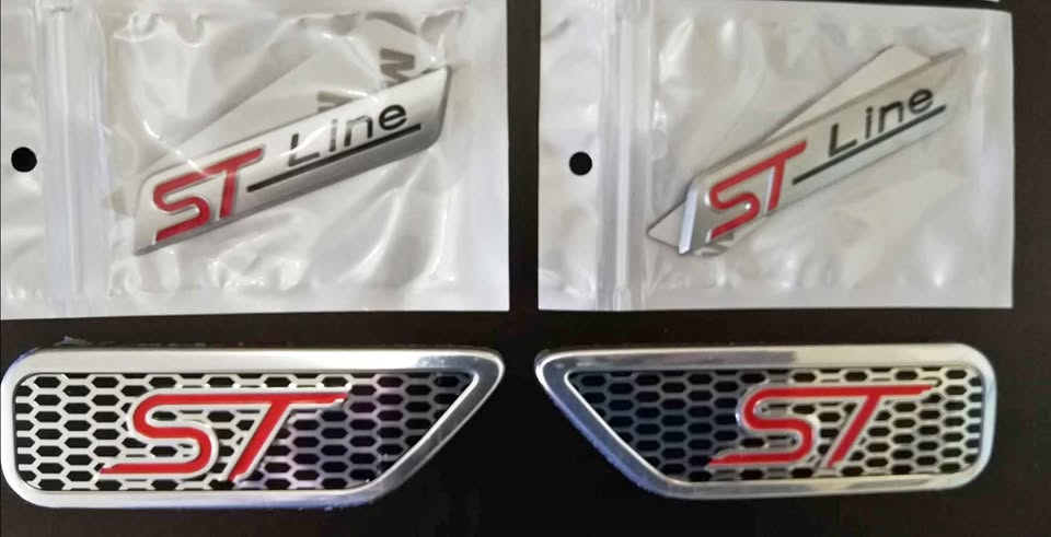 Ford ST fender side badges emblems - Private Seller