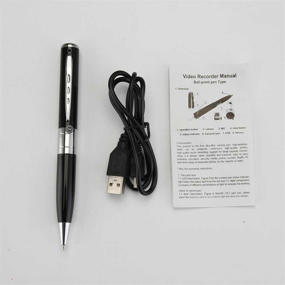 Spy Pen Digital Colour Video Audio Recorder with Micro SD Card Slot. Brand New Products.