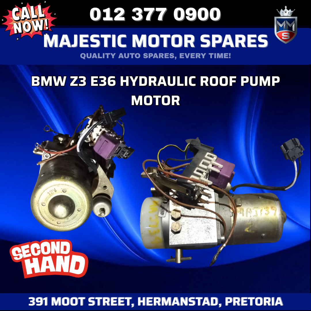 BMW Z3 E36 Hydraulic Roof Pump Motor – Used - Private Seller BMW Z3 E36 Hydraulic Roof Pump Motor – Used - Private Seller