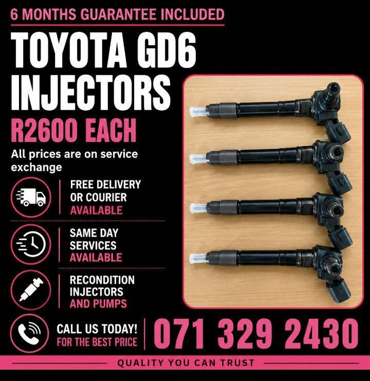 TOYOTA INJECTORS FOR SALE WITH WARRANTY - Private Seller TOYOTA INJECTORS FOR SALE WITH WARRANTY - Private Seller