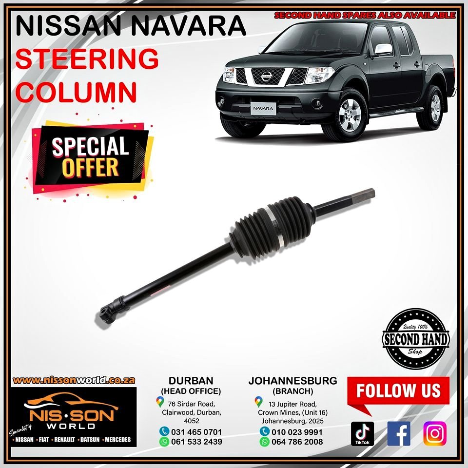 NISSAN NAVARA STEERING COLUMN - Private Seller NISSAN NAVARA STEERING COLUMN - Private Seller