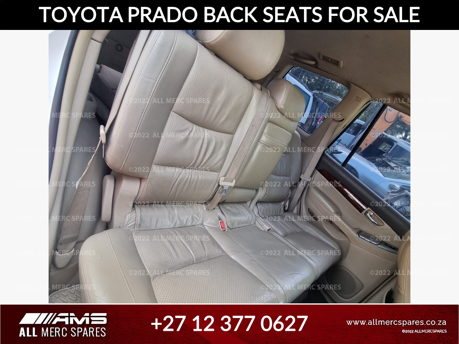 Used Toyota Prado Back Seats for Sale - Private Seller